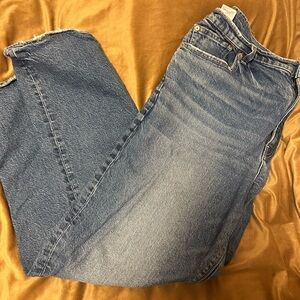 American Eagle Outfitters Light Blue Straight Leg Jeans